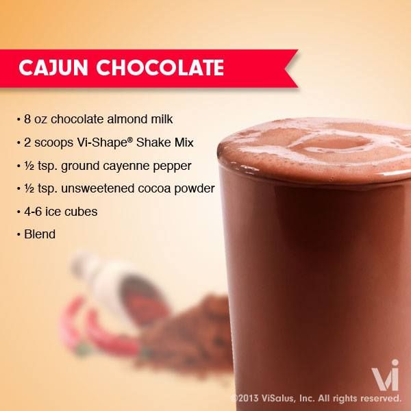 Cajun Chocolate visalus-shake-recipe