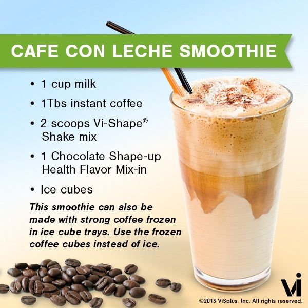 Cafe Con Leche Smoothie